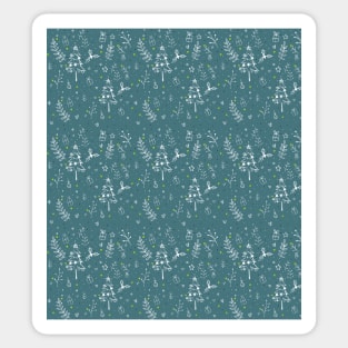 Christmas Themed Pattern Sticker